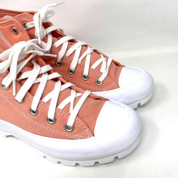 Converse Chuck Taylor All Star Lugged High Top Women Pink Quartz Canvas 571726C - Picture 4 of 10